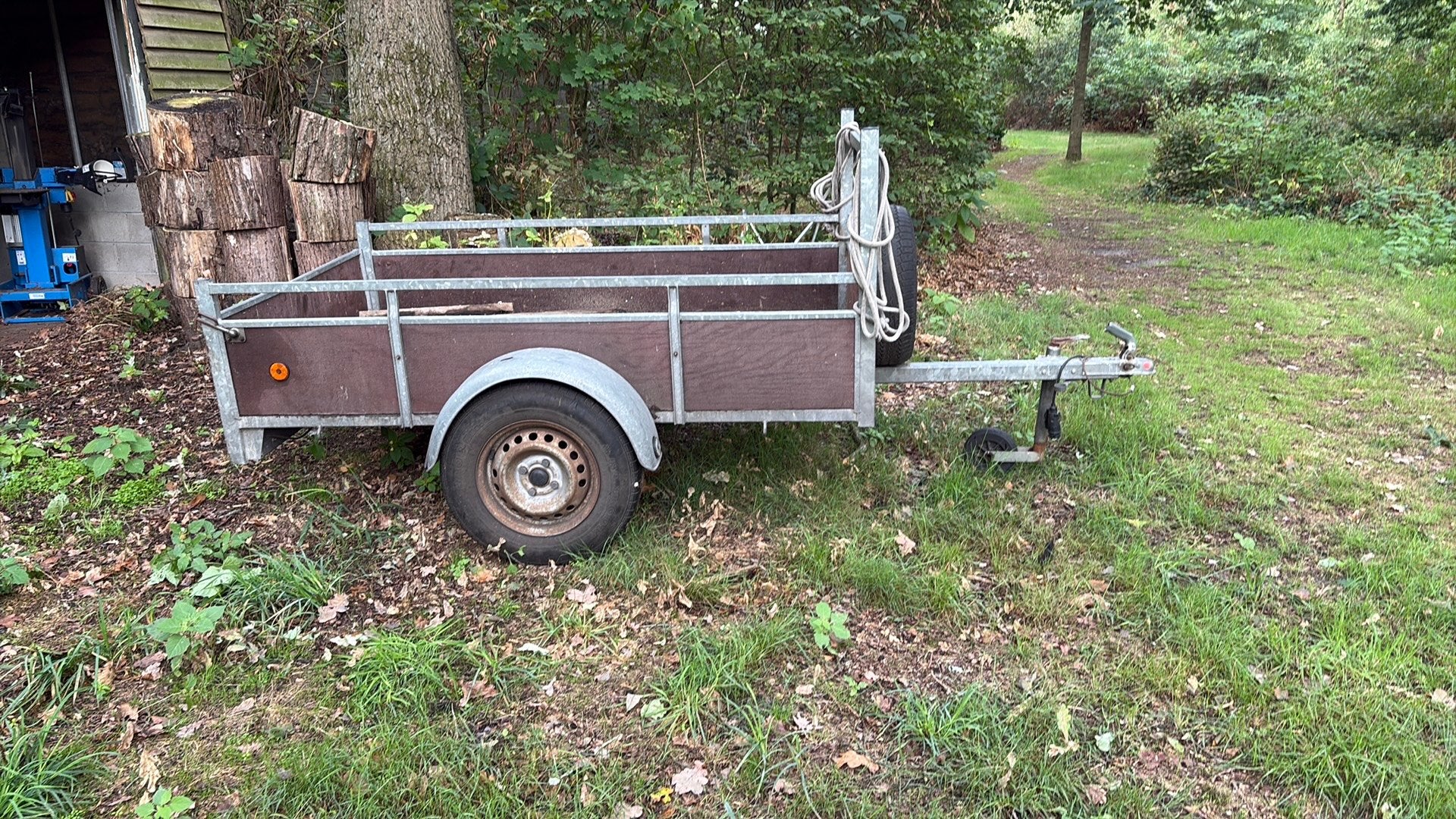 Aanhangwagen, Ophalen, Gebruikt