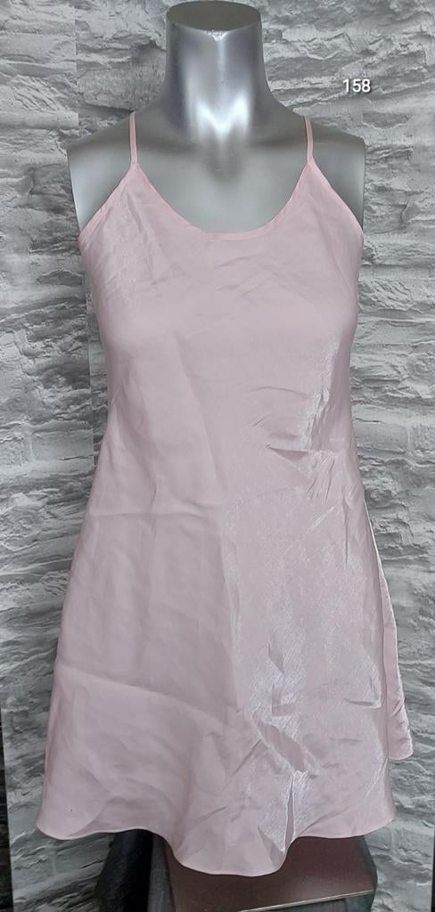 Sexy roze satijnen slipdress S, Hunkemöller, Ophalen of Verzenden, Roze, Nachtkleding