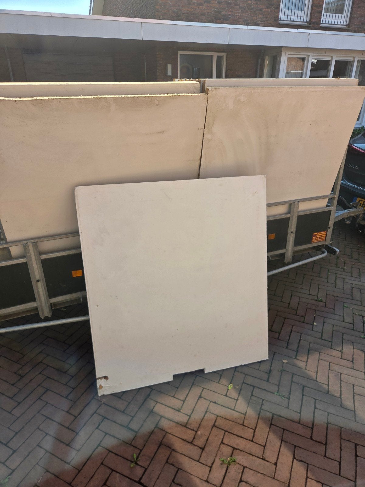 Restpartij PIR isolatie platen - Gebruikt, Ophalen, 4 tot 8 cm, Gebruikt, Hardschuim (Pir)