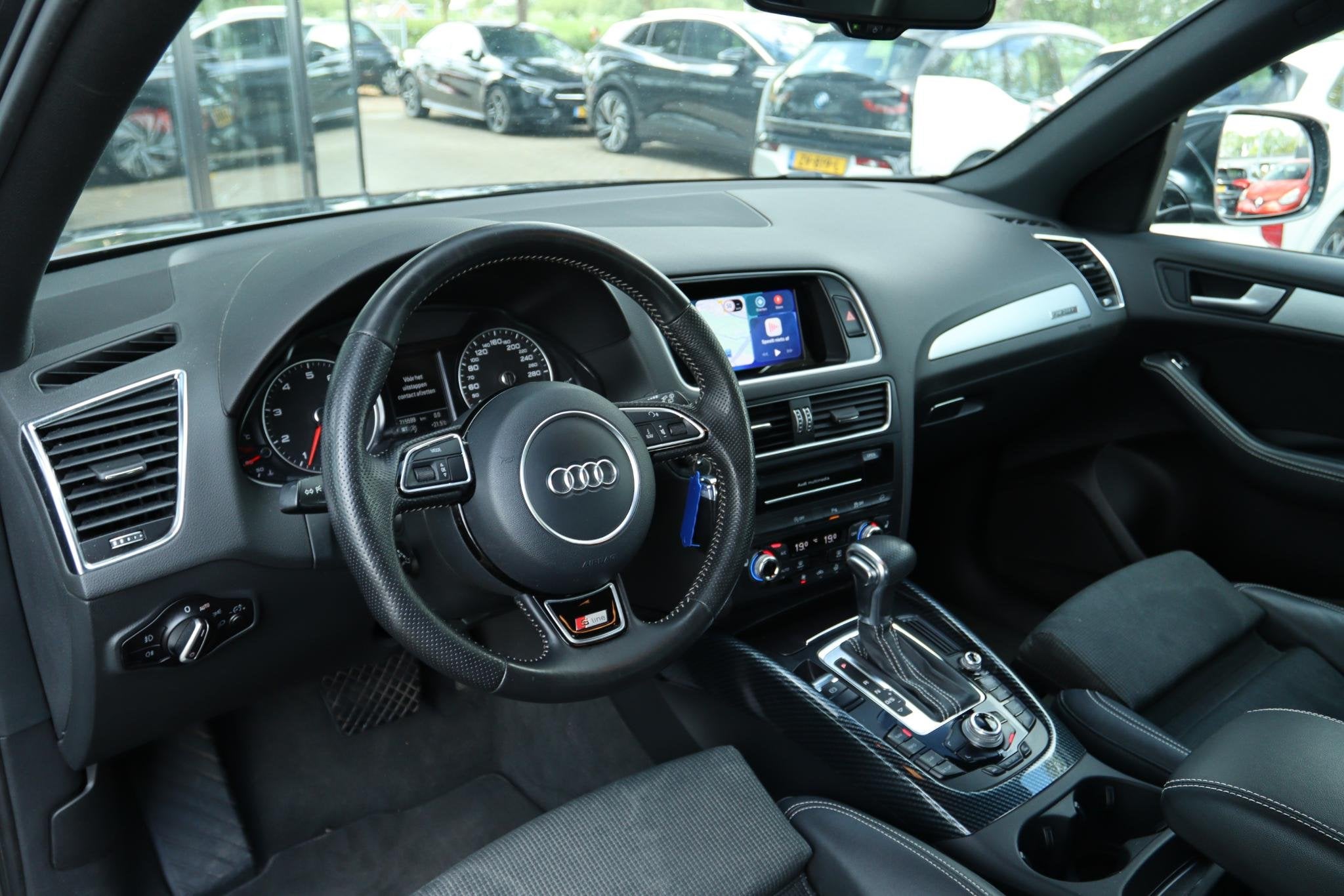 AUDI Q5 2.0 TFSI QUATTRO SPORT ED. S-LINE | CARPLAY | XENON, 4 cilinders, Leder en Stof, Bedrijf, Vierwielaandrijving