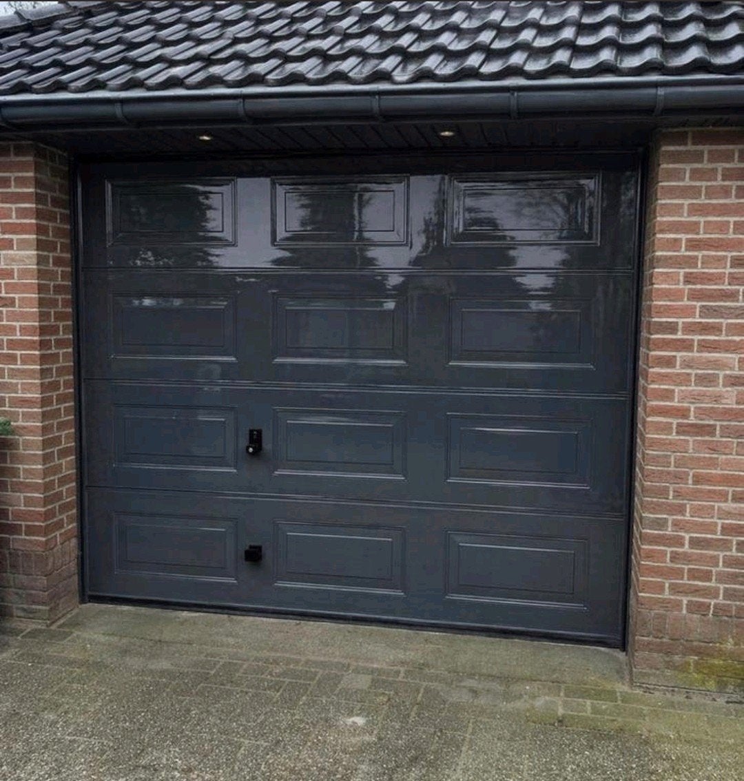 Hormann elektrische sectionale garage poort, Ophalen, Gebruikt