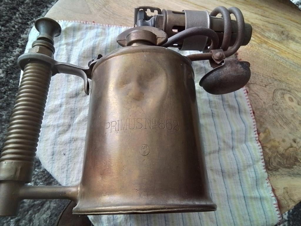 Antieke Primus No. 862 Soldeerbrander - 2 Liter Inhoud, Antiek en Kunst, Ophalen of Verzenden