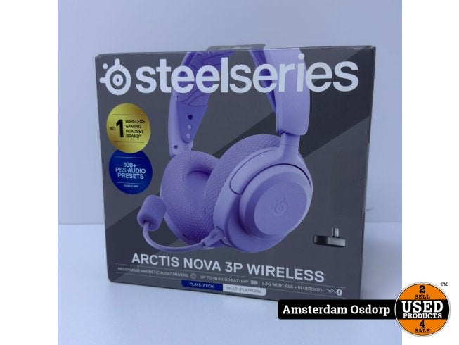 Steelseries Arctis Nova 3P Wireless Paars | NIEUW