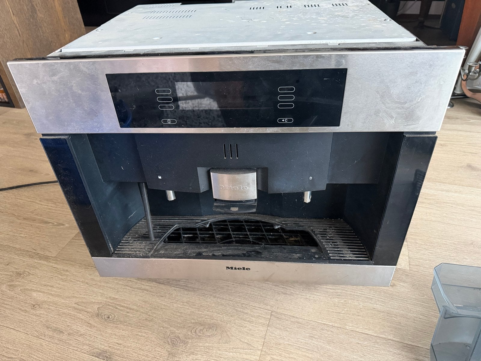 Miele inbouw koffiemachine - Gebruikt, moet gereinigd worden, Witgoed en Apparatuur, Ophalen, Afneembaar waterreservoir, Gebruikt