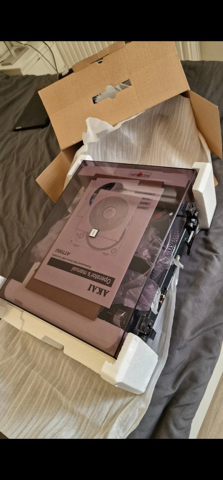 Akai ATTO5U Platenspeler, Ophalen, Nieuw, Platenspeler, Akai
