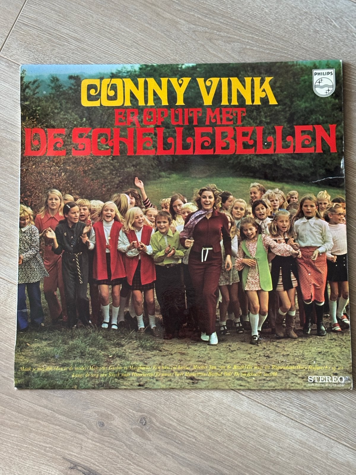 LP - Conny Vink - Er Op Uit Met De Schellebellen, Cd's en Dvd's, Vinyl | Pop, LP, Gebruikt, Pop, Ophalen of Verzenden
