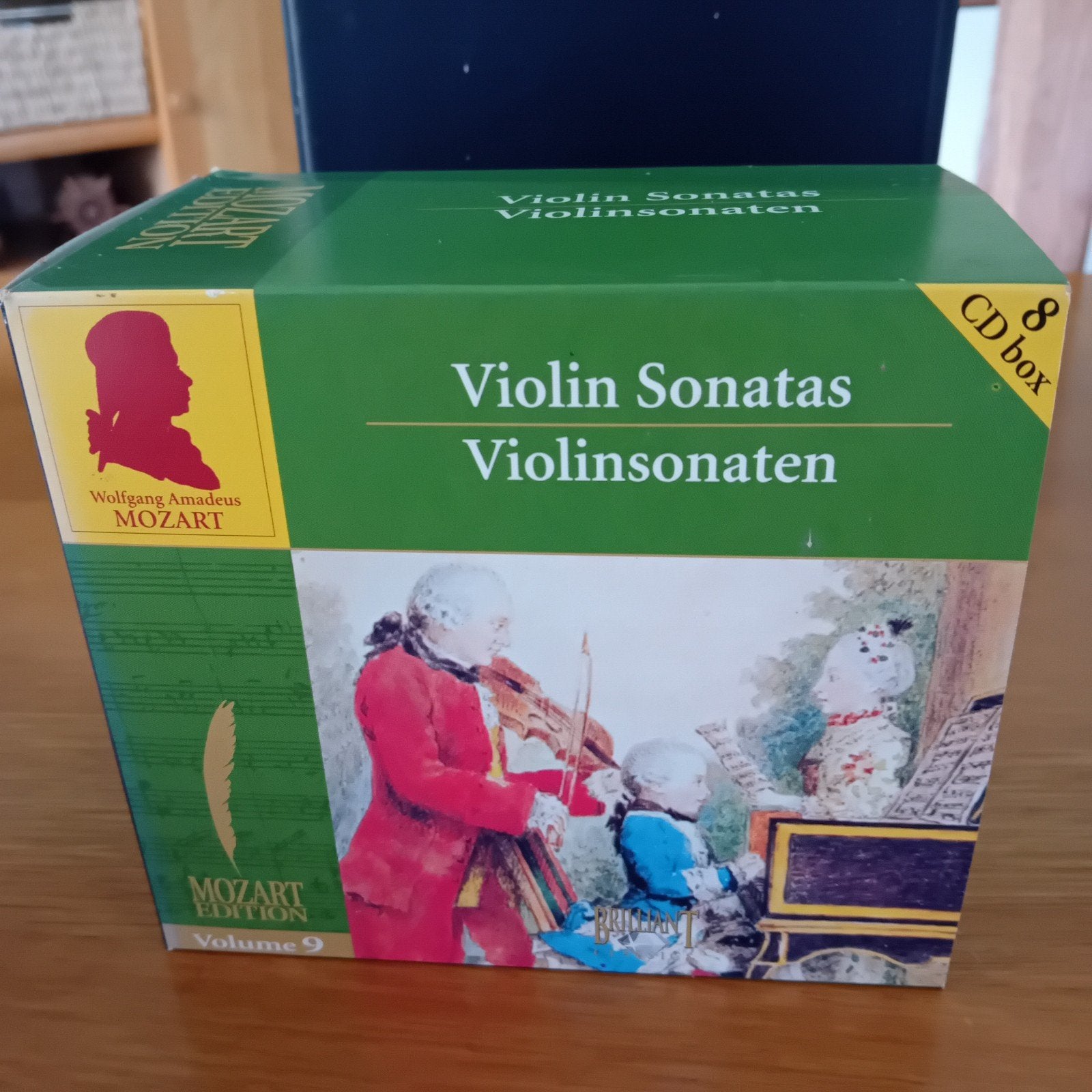 Mozart Violin Sonatas - 8 CD Boxset - Brilliant Classics, Kamermuziek, Boxset, Mozart, Ophalen of Verzenden