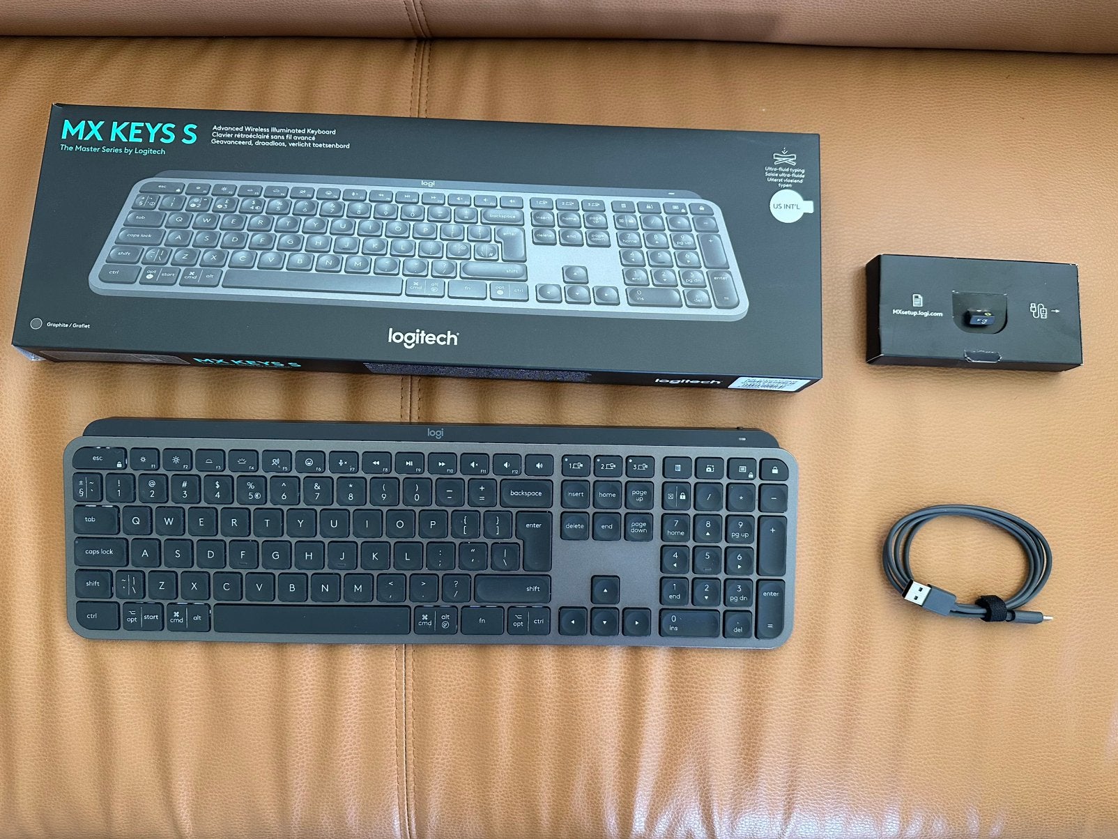 Logitech MX Keys S, Ophalen of Verzenden, Qwerty, Zo goed als nieuw, Logitech
