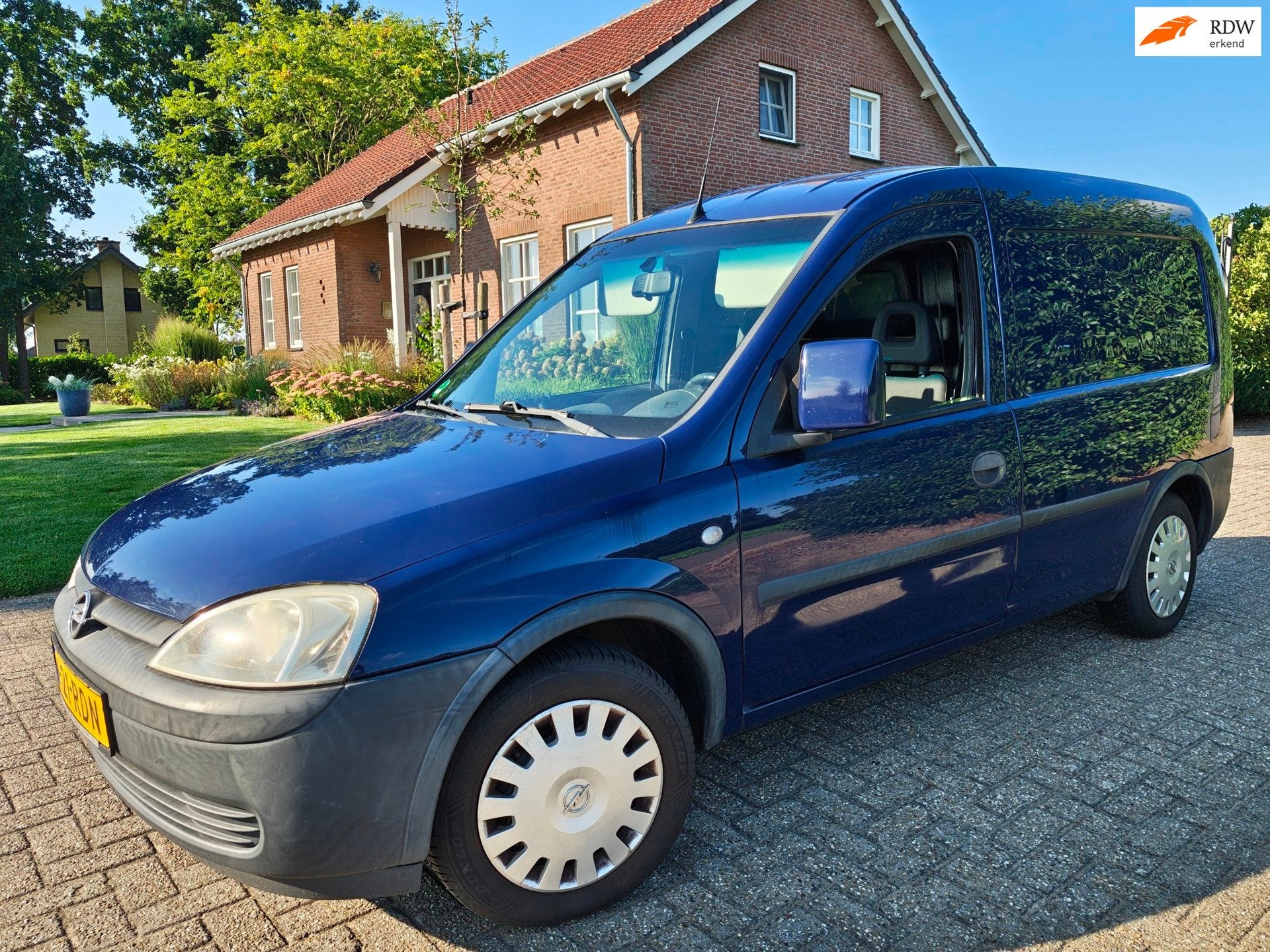 Opel Combo 1.4-16V Benzine met Zijdeur en Trekhaak !, Voorwielaandrijving, Euro 5, Stof, Gebruikt
