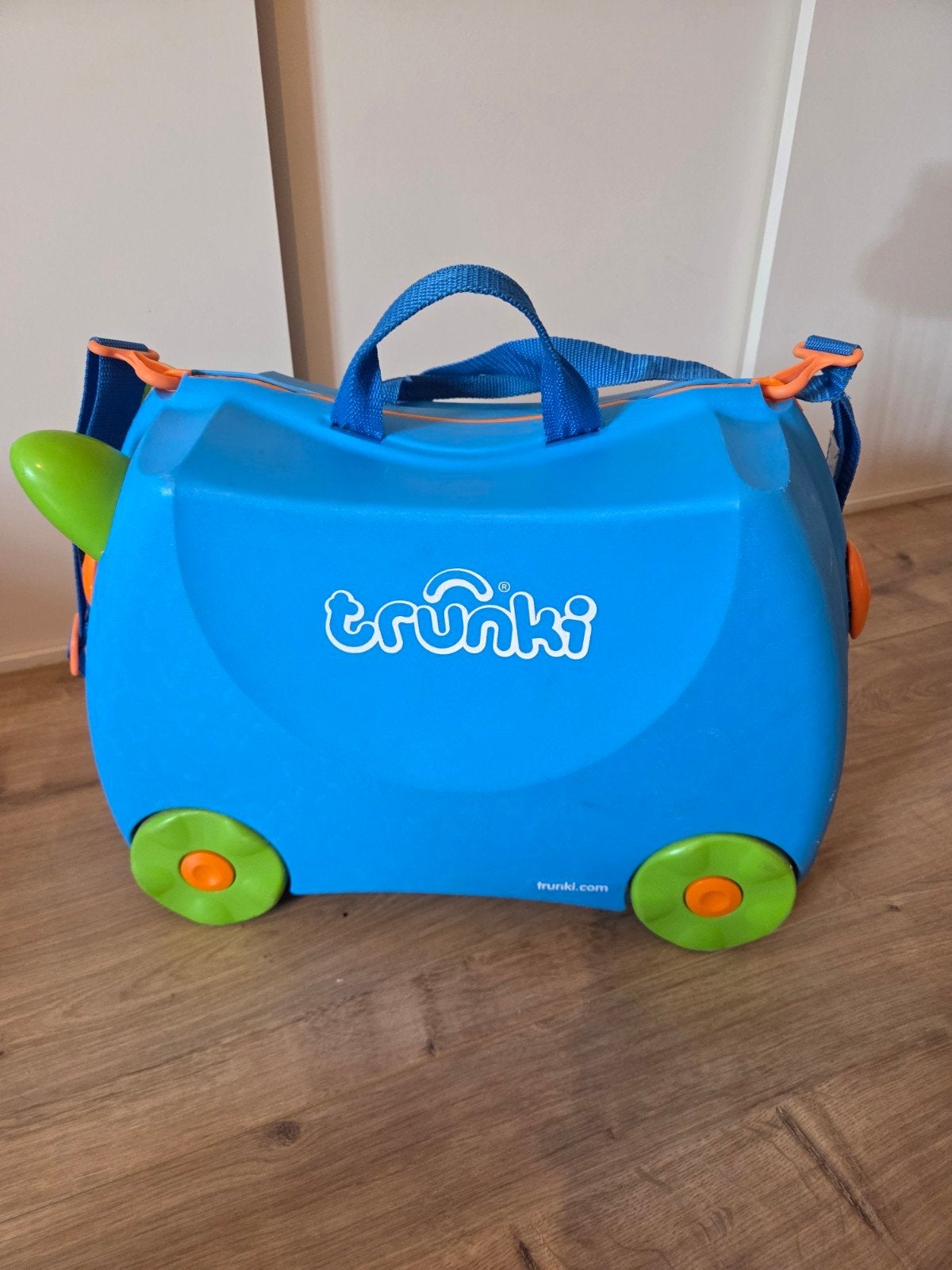 Trunki Kinderkoffer Blauw - Handige Reisgenoot, Ophalen of Verzenden, Gebruikt, Jongen of Meisje