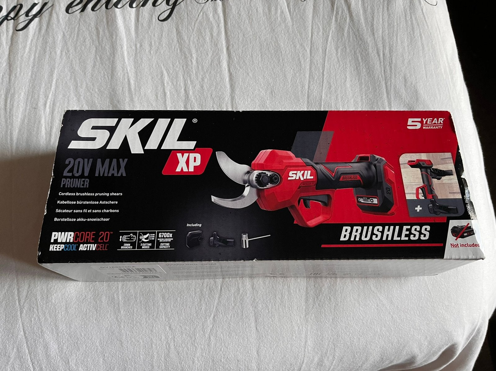 SKILL snoeischaar 20V (zonder accu) gloednieuw, Ophalen of Verzenden, Nieuw, Minder dan 700 watt, Haakse handslijpmachine