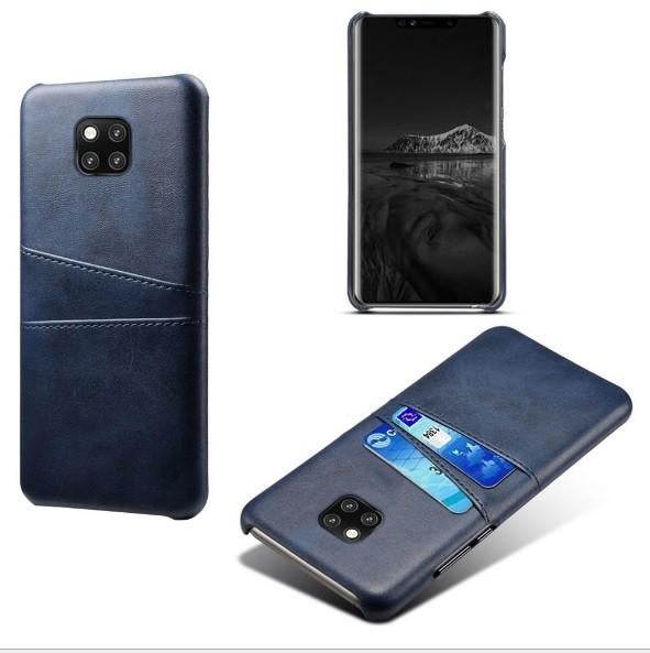 Backcover met Opbergvakjes Set voor Huawei Mate 20 Pro Blauw, Verzenden, Nieuw, Hoesje of Tasje