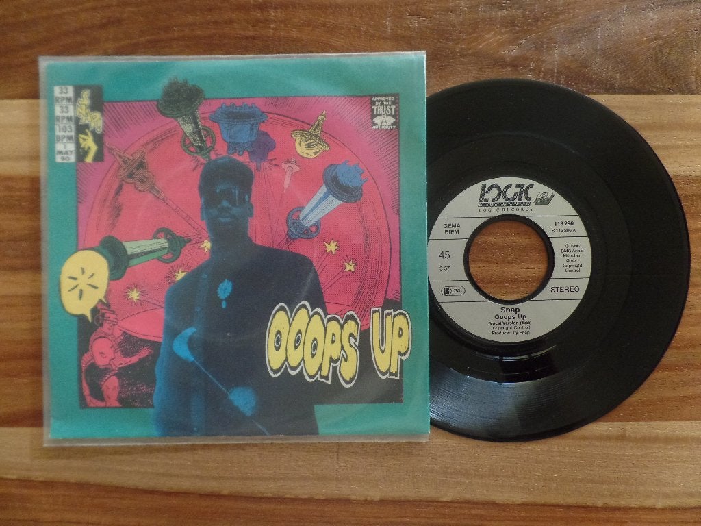 single  Snap! - Ooops Up, Cd's en Dvd's, Vinyl Singles, Ophalen of Verzenden, Gebruikt, 7 inch, Pop