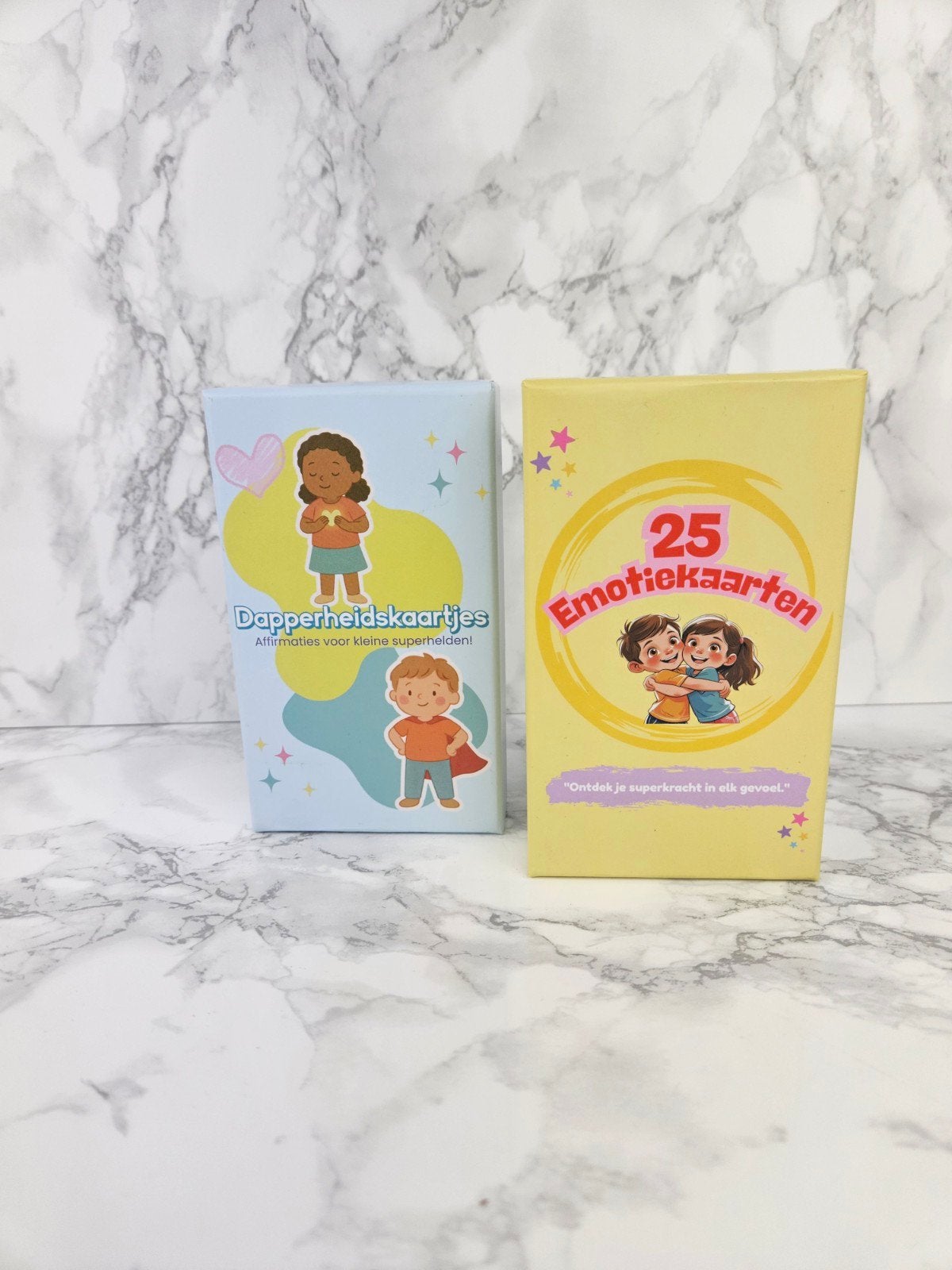 Set emotiekaartjes en dapperheidskaartjes, Ophalen of Verzenden, Nieuw