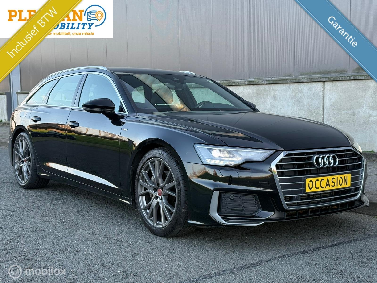 Audi A6 Avant, 45 TFSI S line, 265 PK, Volledig Onderhouden!, Gebruikt, Euro 6, 4 cilinders, Zwart