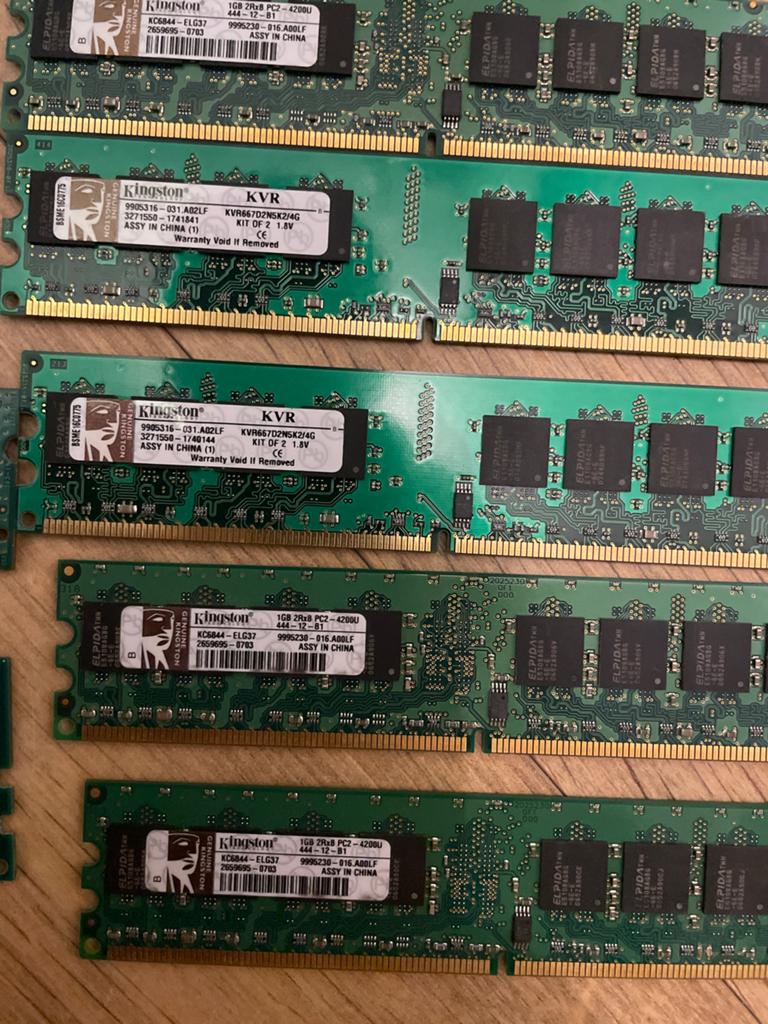Diverse RAM Geheugen Modules (DDR2, DDR3, DDR4), Gebruikt, Server, 8 GB, Ophalen of Verzenden