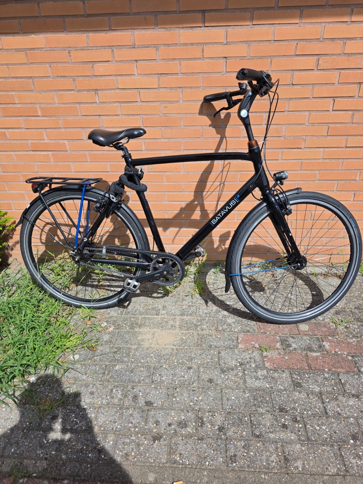 Batavus Dinsdag Exclusieve Alfine 8 belt leer Magura remmen, Fietsen en Brommers, Ophalen, Gebruikt, Velgrem, Versnellingen
