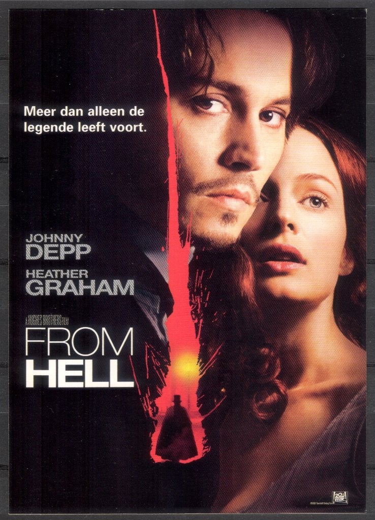 From Hell - Johnny Depp / Heather Graham, Verzamelen, Verzenden, 1980 tot heden, Ongelopen, Sterren en Beroemdheden