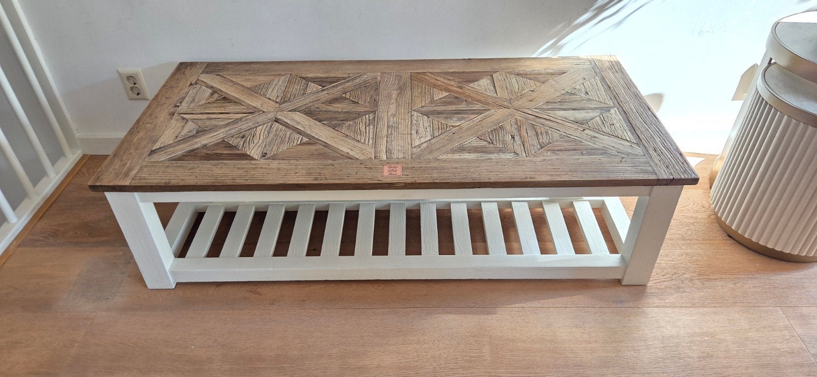 Rivièra Maison Chateau Chassigny Salontafell 150x70, Ophalen, Gebruikt, 100 tot 150 cm, Landelijke, industriële of hotel-chique stijl