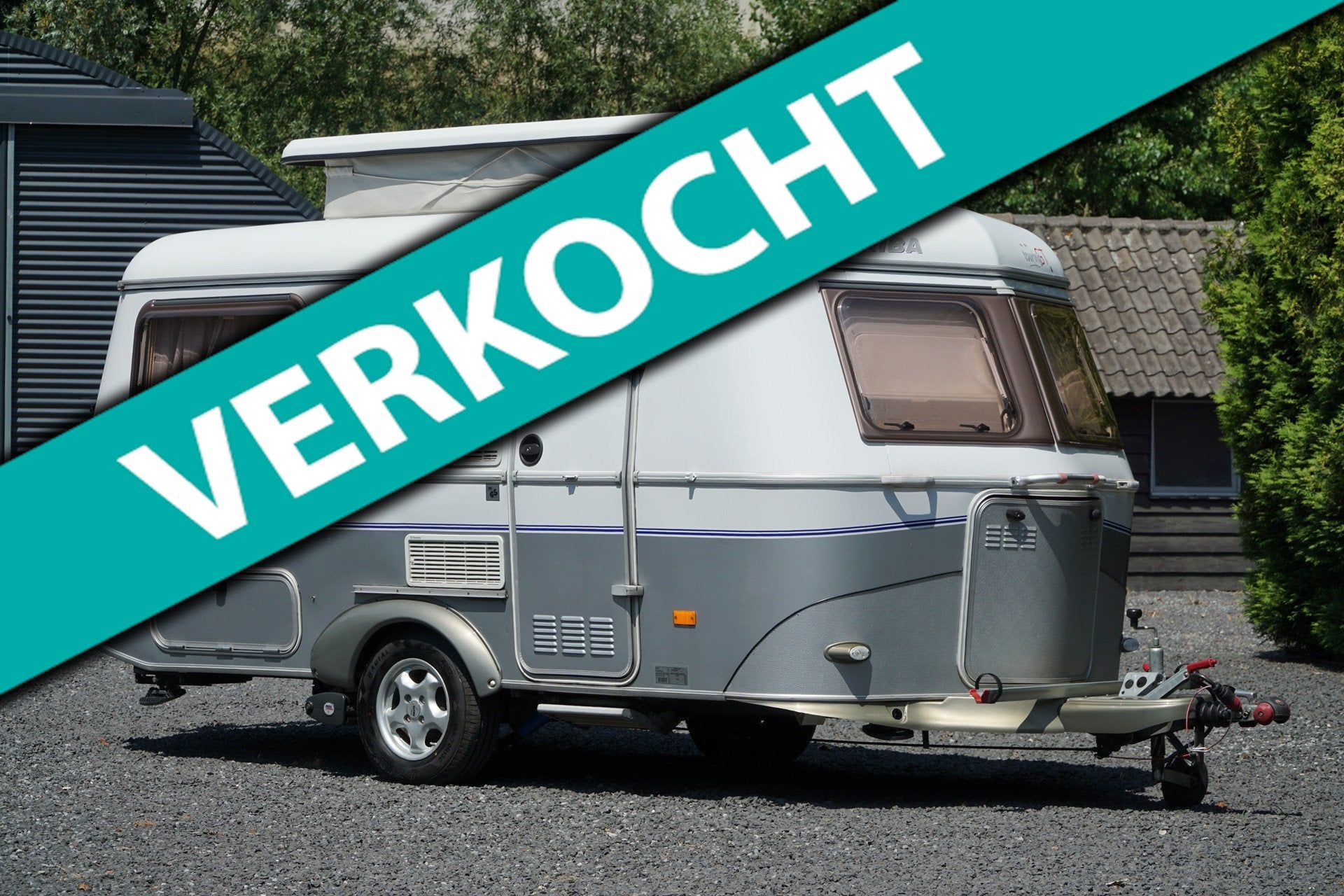 Eriba Touring Triton 420 GT Hefdak {Mover & van der Horn} !, Caravans en Kamperen, Tot en met 2, Bedrijf, 750 - 1000 kg, 4 tot 5 meter