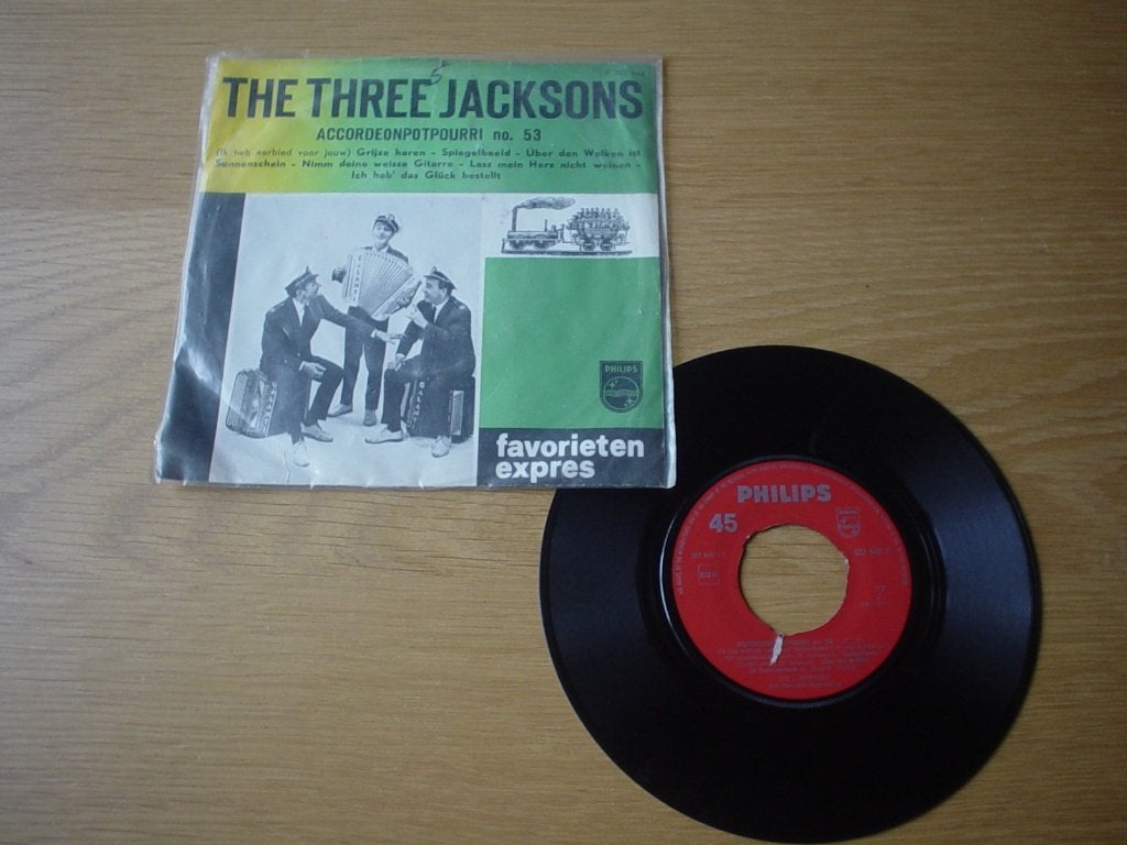 Single The Tree Jacksons - Favorieten expres, Ophalen of Verzenden, Zo goed als nieuw, 7 inch, Pop