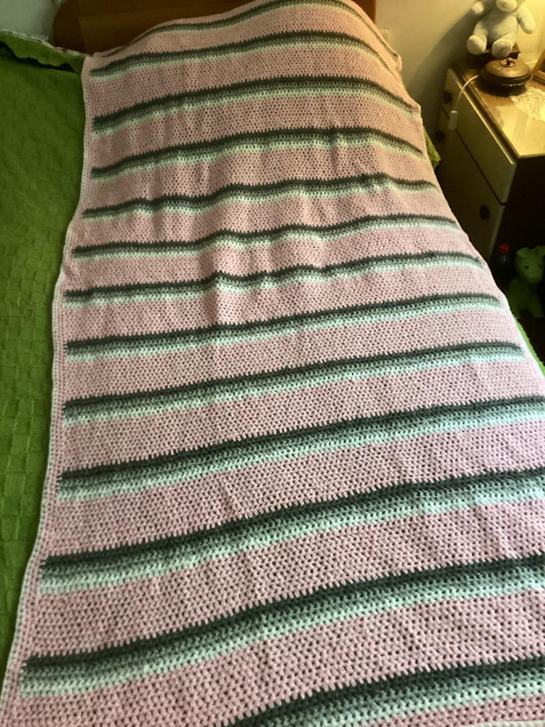 Zelfgemaakte sprei, Hobby en Vrije tijd, Ophalen, Nieuw, Haken, Wol of Garen