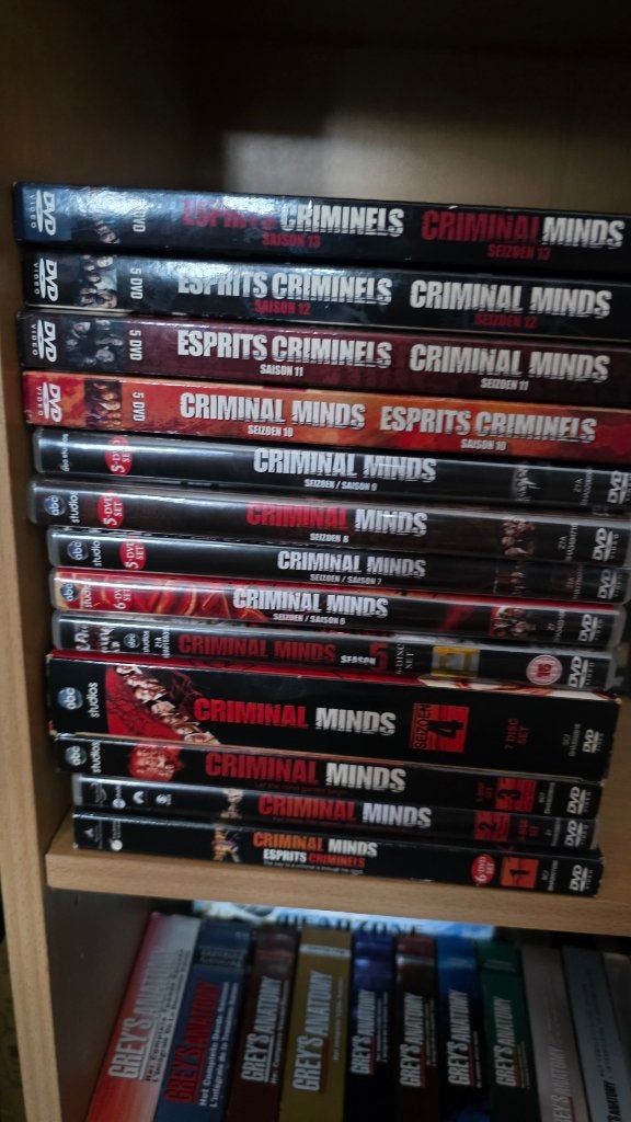 Criminal Minds📀Seizoen 1 t/m 13📀In Mooie Staat, Ophalen, Nederlands, Vanaf 12 jaar, Gebruikt