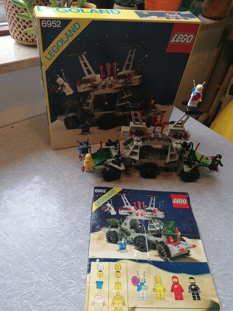 Lego Classic Space 6952 Solar Power Transporter + doos + hl, Gebruikt, Lego, Ophalen of Verzenden, LEGOLAND