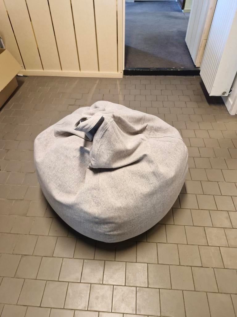 Lumalad Comfort Line Zitzak XXL - Lichtgrijs, Ophalen, Zo goed als nieuw, Grijs, Zitzak