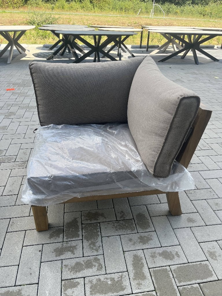Hoek element Kent | Sand | Acacia, Tuin en Terras, Ophalen, Zo goed als nieuw, Hout, Stapelbaar