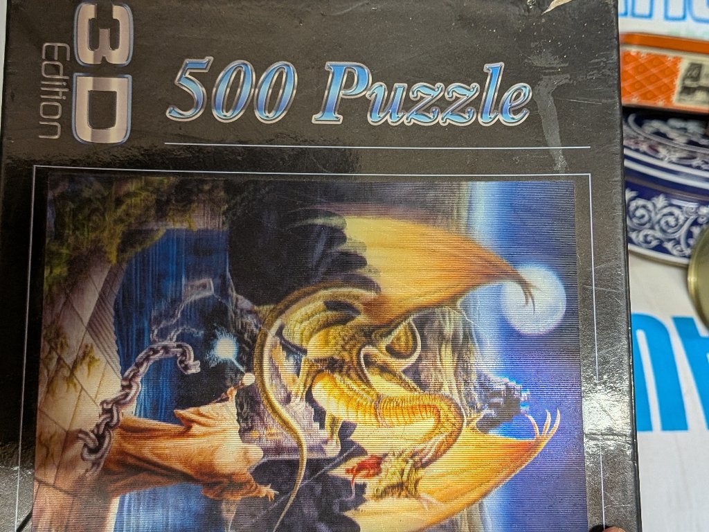 draken puzzel 3d, Ophalen of Verzenden, Minder dan 500 stukjes, Zo goed als nieuw, Rubik's of 3D-puzzel