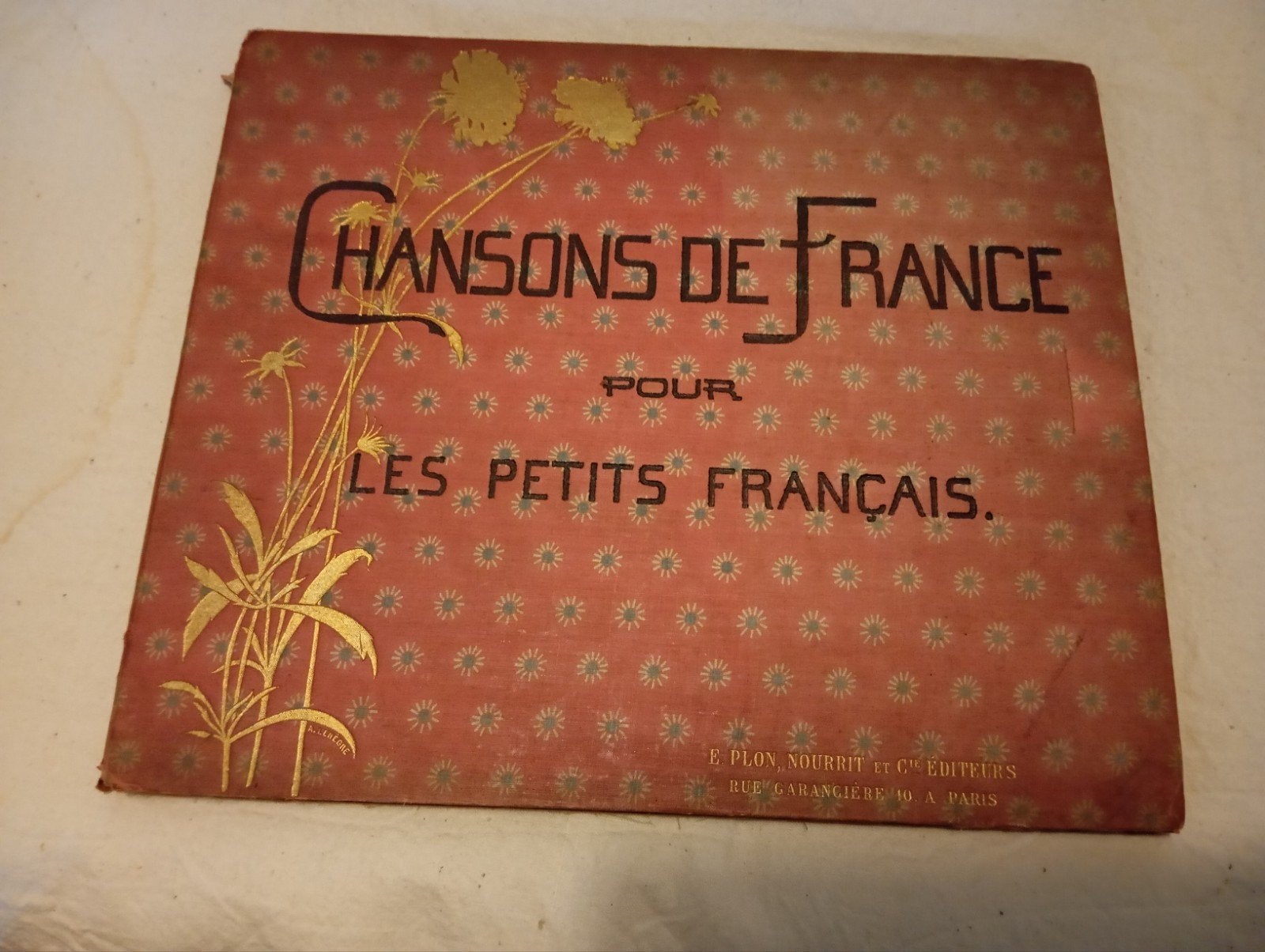 vintage boek Chansons de France pour les petits francais, Ophalen of Verzenden