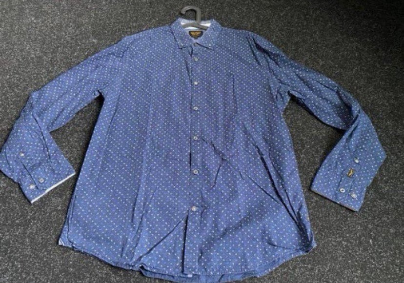 Pme legend overhemd blauw. XL, Verzenden, Zo goed als nieuw, Blauw, Halswijdte 43/44 (XL)