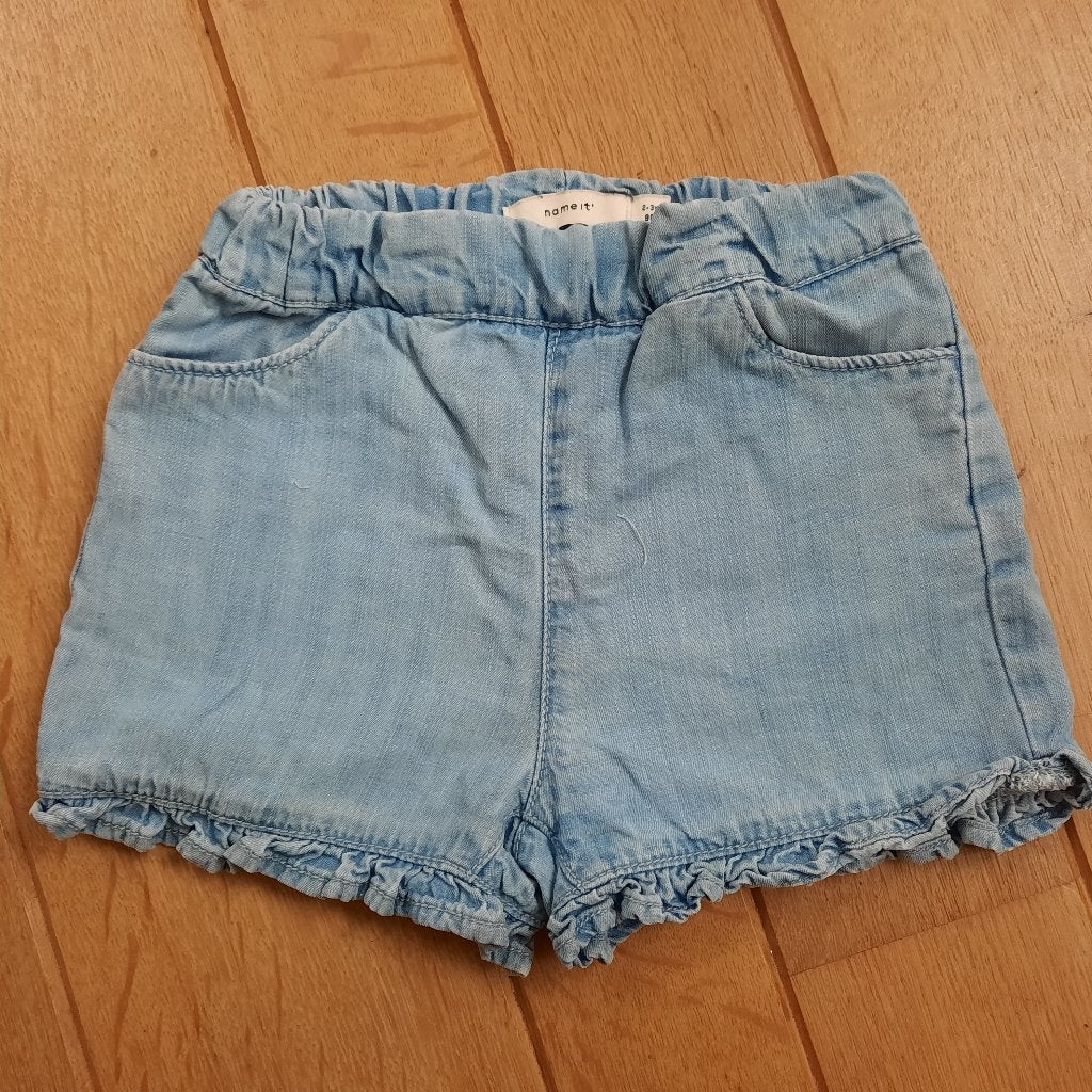 Name It spijker bermuda short blauw maat 98, Ophalen of Verzenden, Zo goed als nieuw, Jongen, Broek