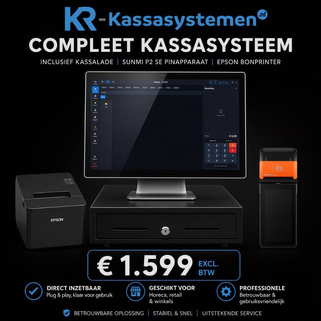 Kassasysteem Huur - Geen Grote Aanschafkosten, Verzenden, Nieuw