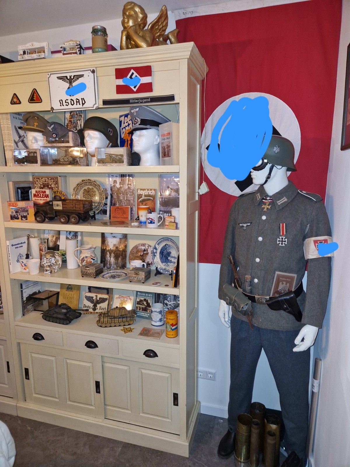 Wo2 verzameling, Verzamelen, Militaria | Tweede Wereldoorlog, Ophalen, Duitsland, Lintje, Medaille of Wings