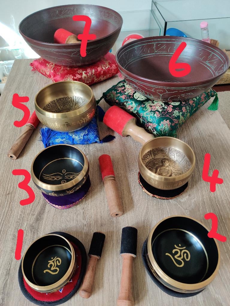 Nieuwe klankschalen en gongs scherp geprijsd goede kwaliteit, Ophalen of Verzenden, Nieuw, Overige soorten