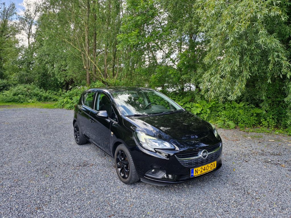 Opel Corsa 1.4 S&S 90pk 5d 2019 Zwart, Auto's, Opel, Voorwielaandrijving, 4 cilinders, Handgeschakeld, Particulier