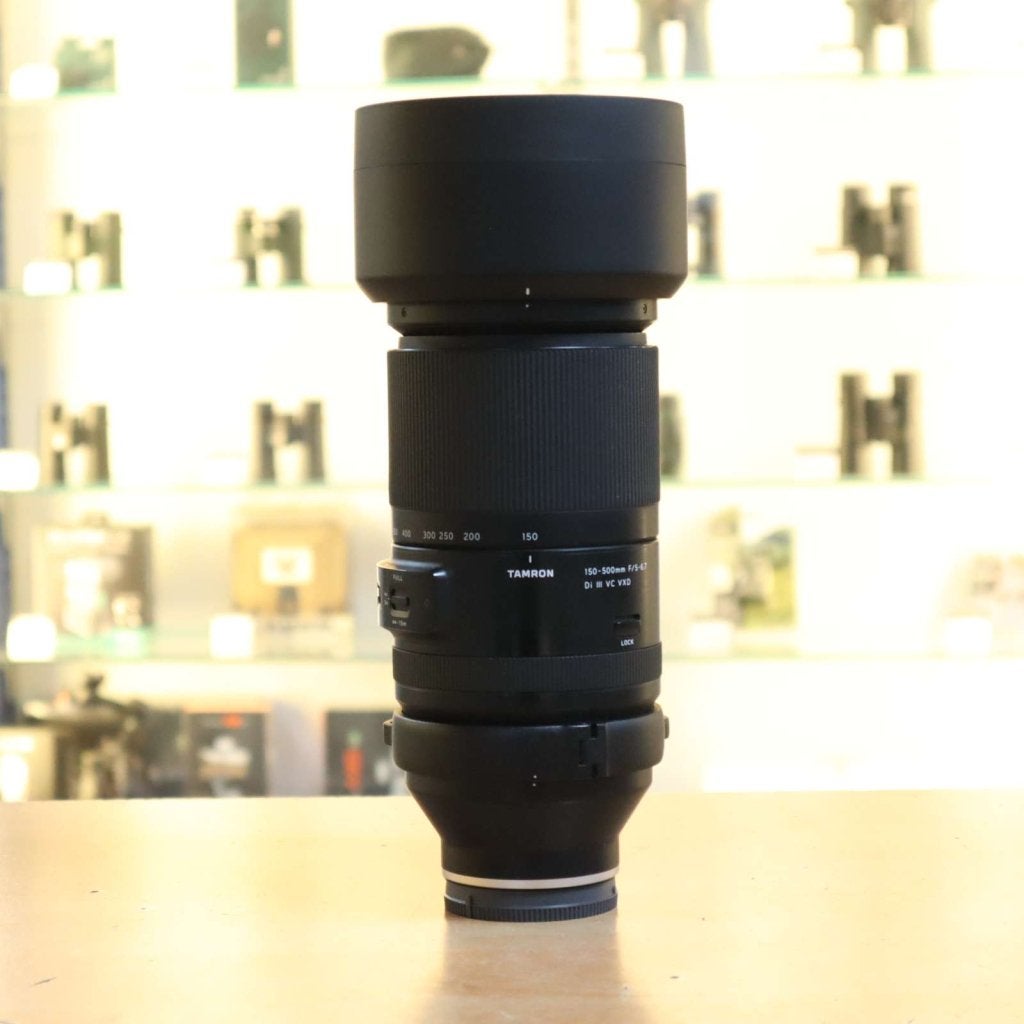 Tamron 150-500mm F/5-6.7 E mount (Harderwijk), Sony E-mount, Gebruikt, Luttekepoortstraat 26 3841 AX Harderwijk, Ophalen of Verzenden