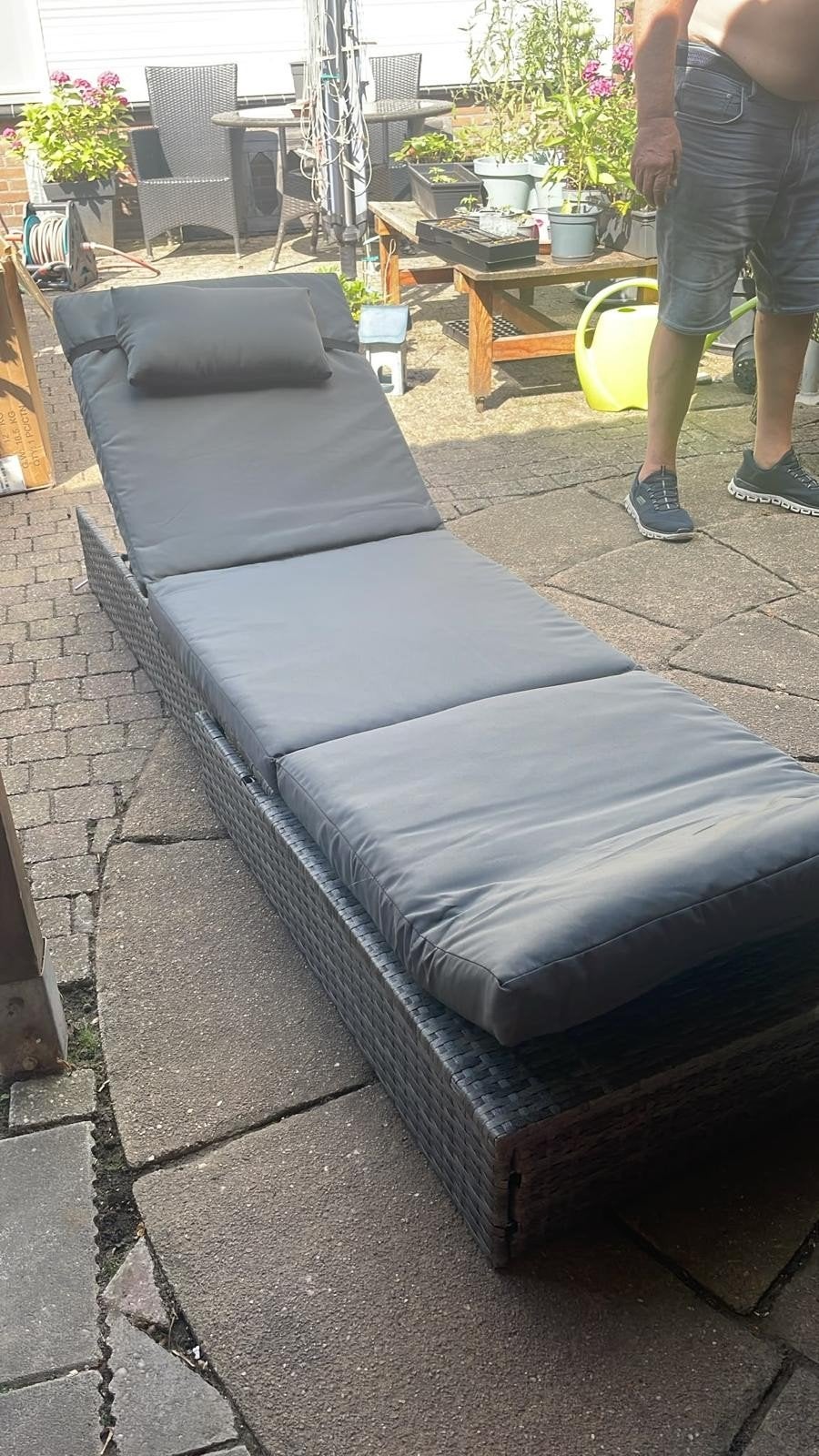 ligbed, Tuin en Terras, -, Rotan, -, Nieuw