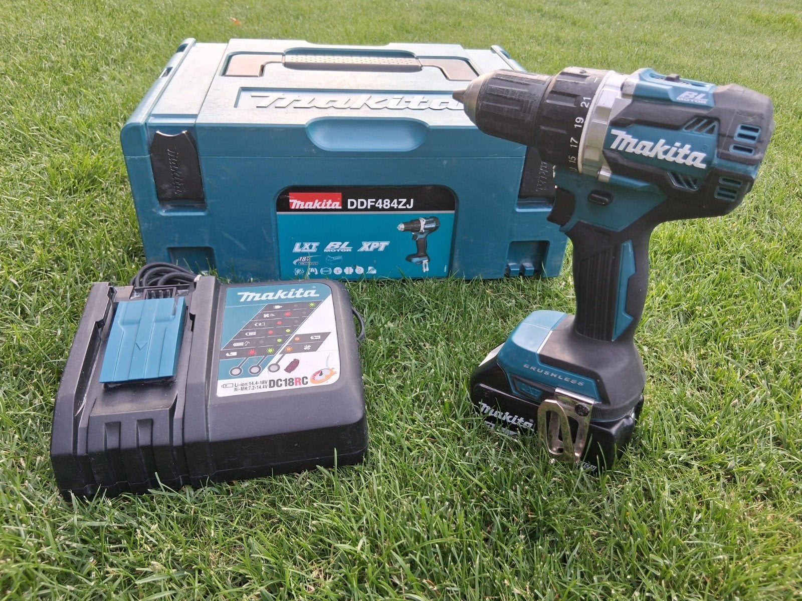 Makita DDF484 18V Brushless | Makpac | Accu | Lader, Ophalen of Verzenden, Boor- en Schroefmachine