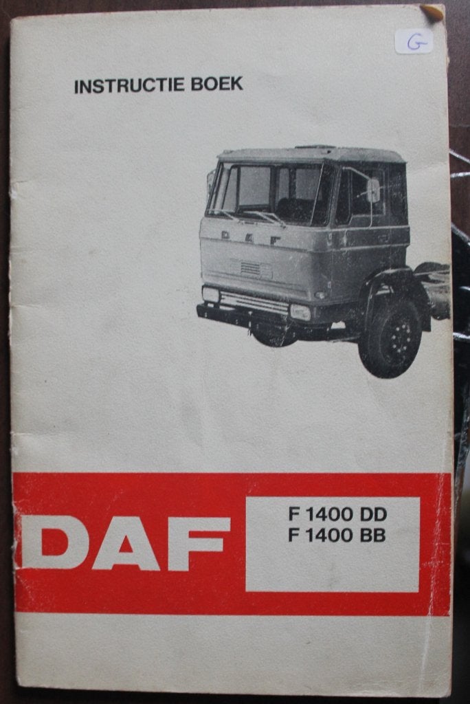 Diverse Daf truck instructieboekjes, Verzenden