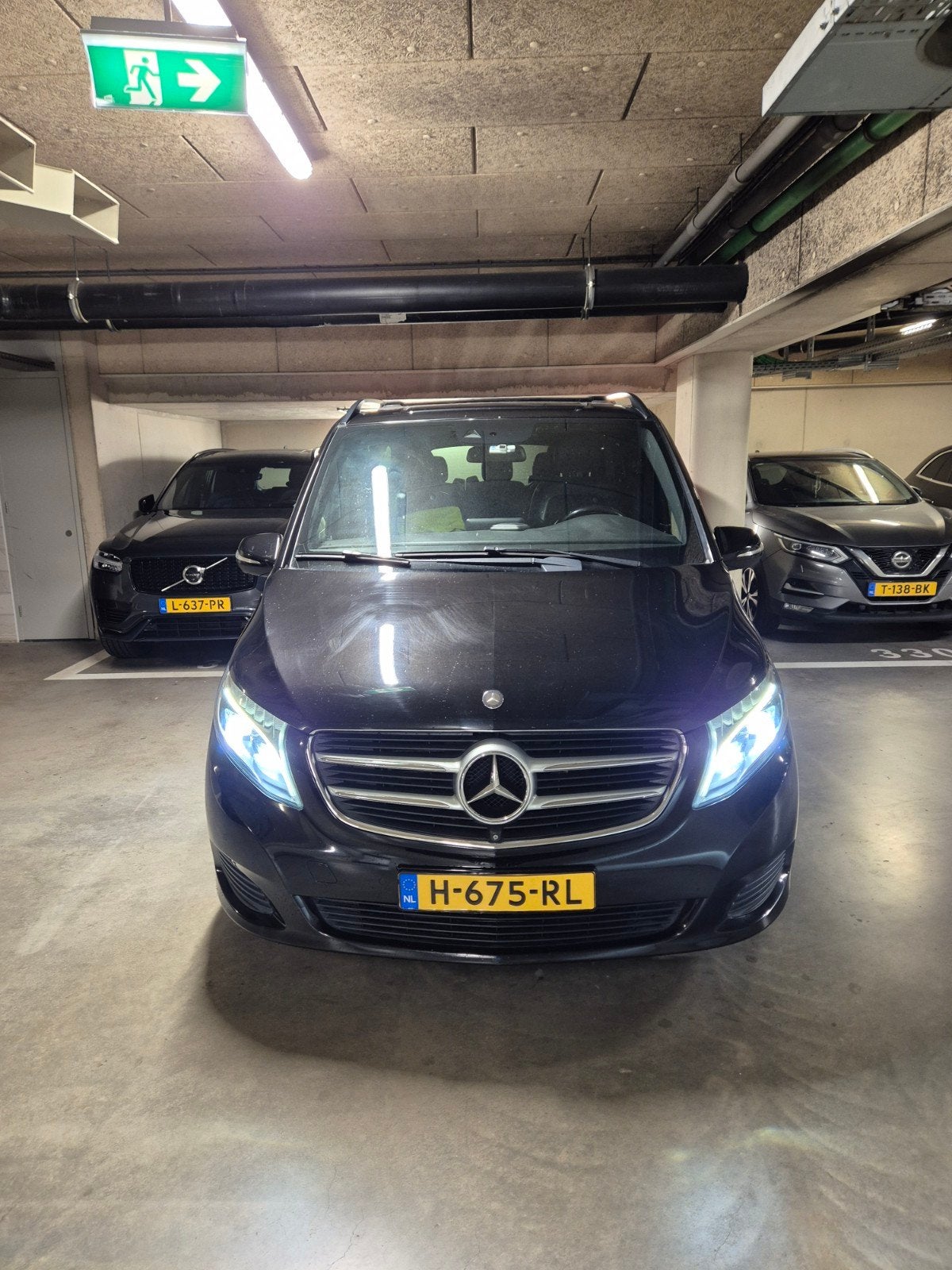 Mercedes-Benz V-Klasse 2.2 CDI 140KW V250 Lang 2014 Zwart, Automaat, Achterwielaandrijving, 2000 kg, 255 €/maand