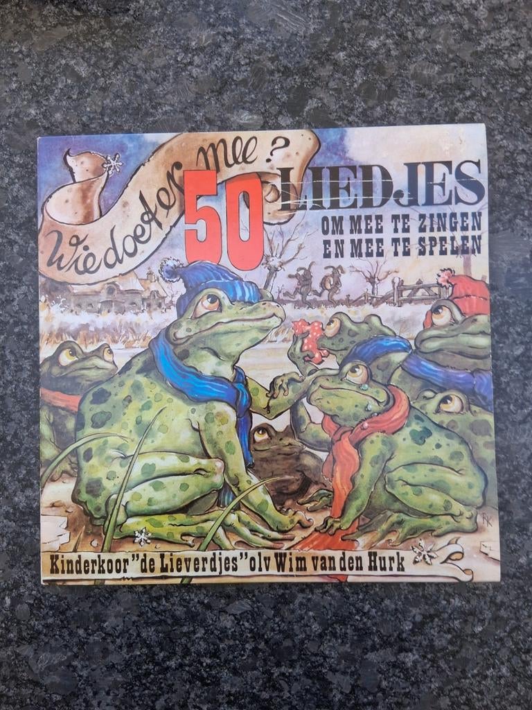50 Kinderliedjes - Wie doet er mee? (LP), Ophalen of Verzenden, Gebruikt, Muziek, 6 tot 9 jaar
