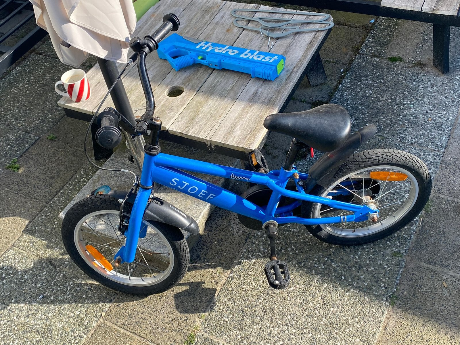 Kinderfiets Sjoef met 16inch wielen, Ophalen, Zo goed als nieuw, 16 tot 20 inch