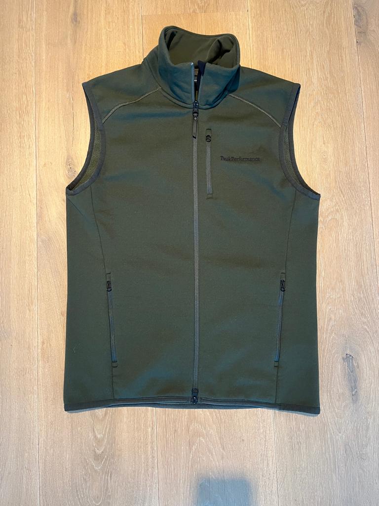 Peak  Performance chill Vest bodywarmer maat M, Kleding | Heren, Bodywarmers, Ophalen of Verzenden, Zo goed als nieuw, Maat 52/54 (L)