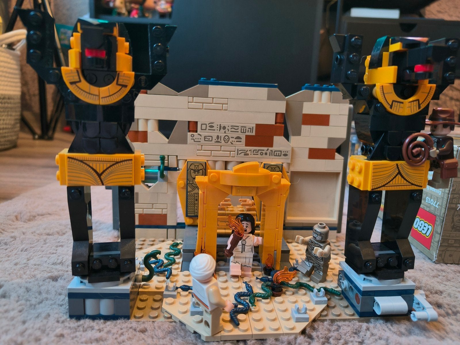 LEGO Indiana Jones 77013 Ontsnapping uit de Verborgen Tombe, Ophalen of Verzenden, Zo goed als nieuw, Overige merken