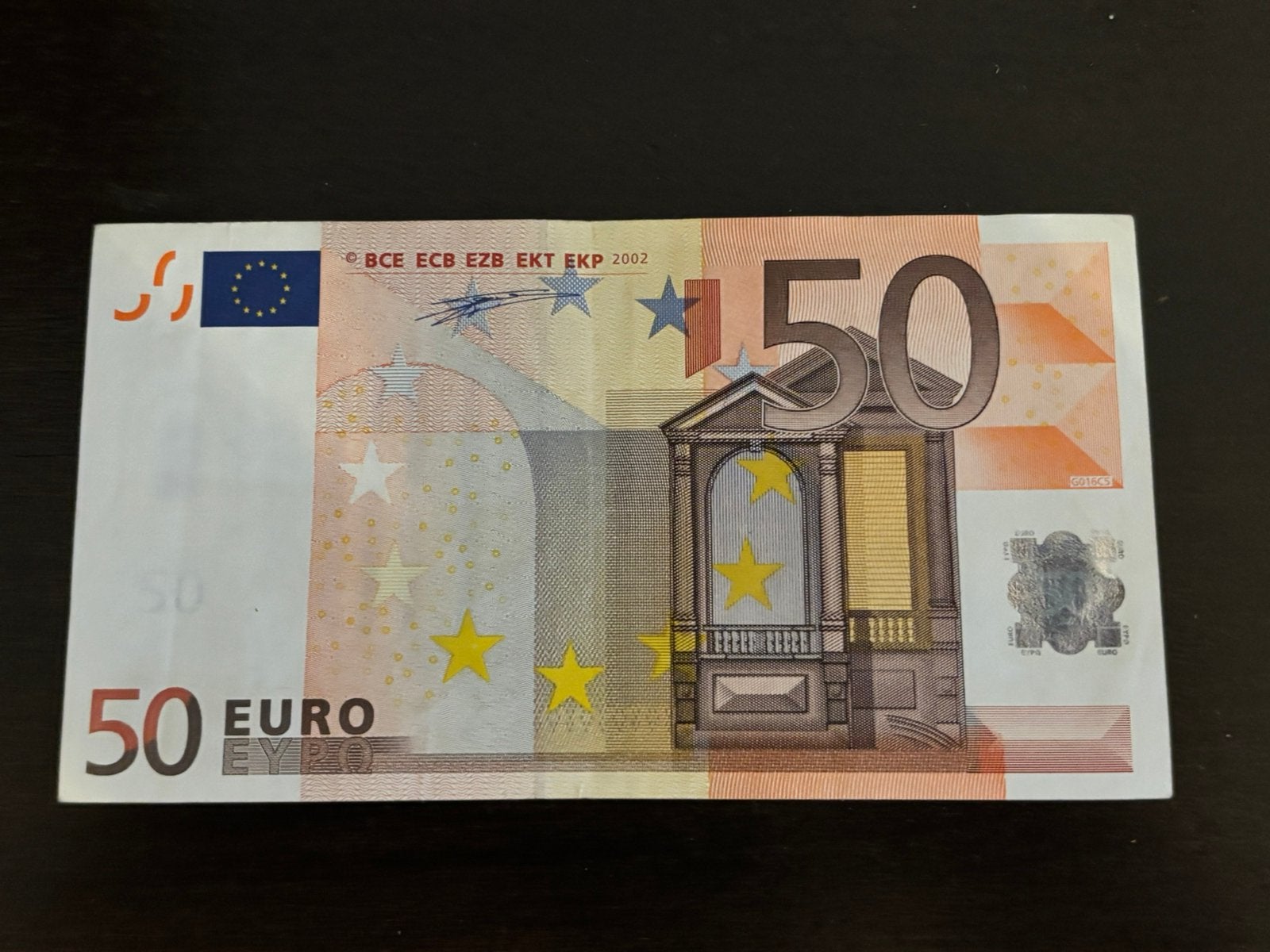 50 euro biljet 2002 printcode G016 handtekening Duisenberg, Postzegels en Munten, Ophalen of Verzenden, Overige landen, 50 euro