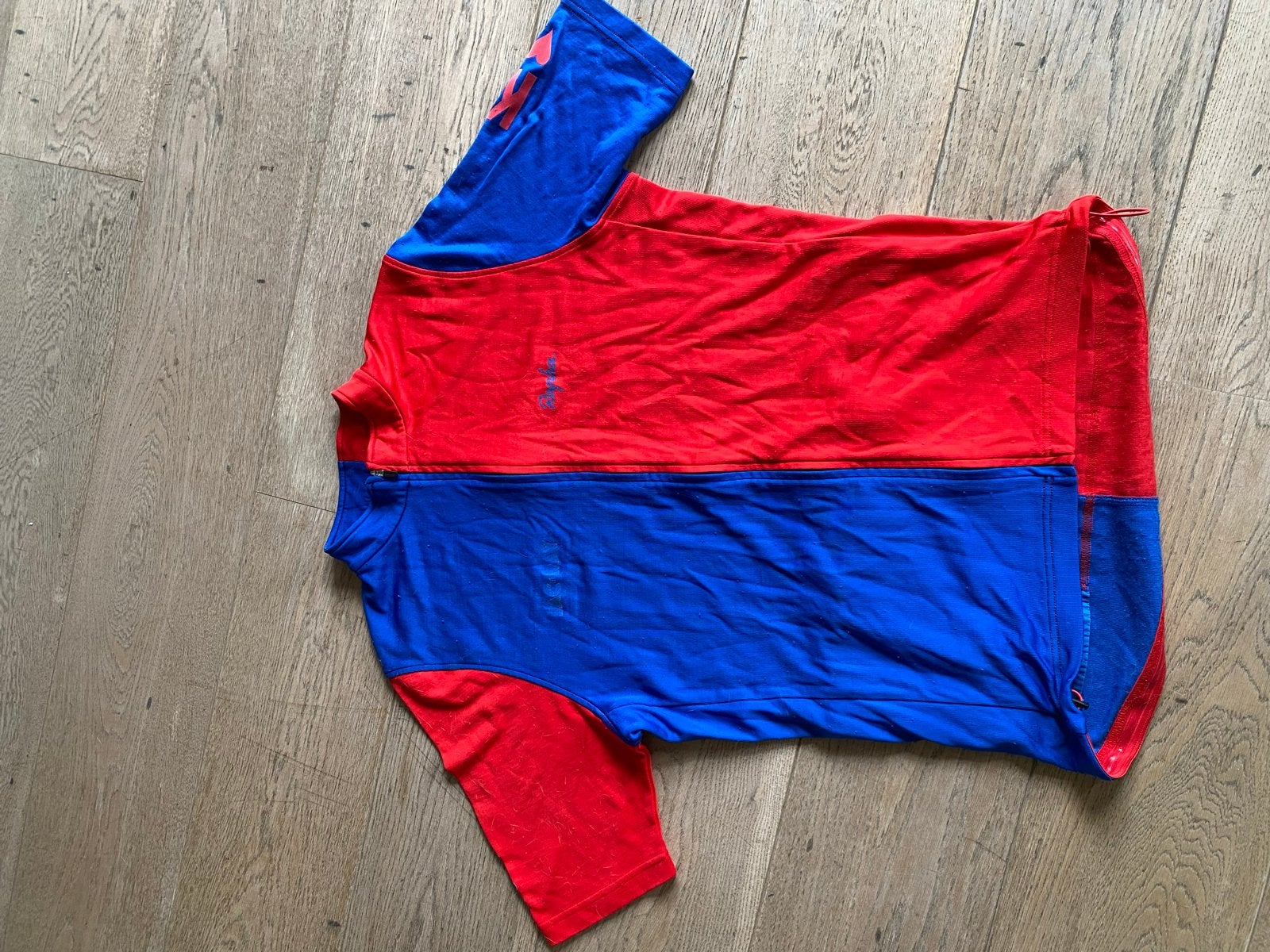 Rapha fiets shirt rood/blauw XXL, Meerkleurig, Overige maten, Ophalen of Verzenden, Zo goed als nieuw