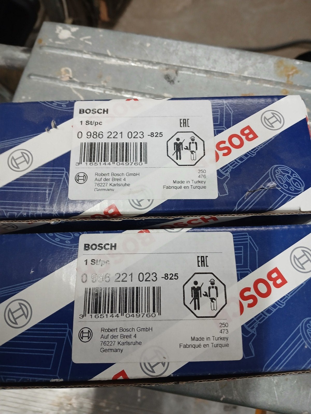 2 Gebruikte Bosch Bobines - 0 986 221 023 -825, Ophalen of Verzenden, Gebruikt